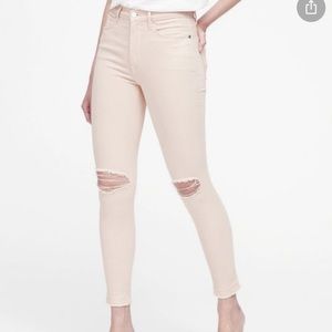 Banana Republic High-Rise Skinny Ankle Jeans, 31